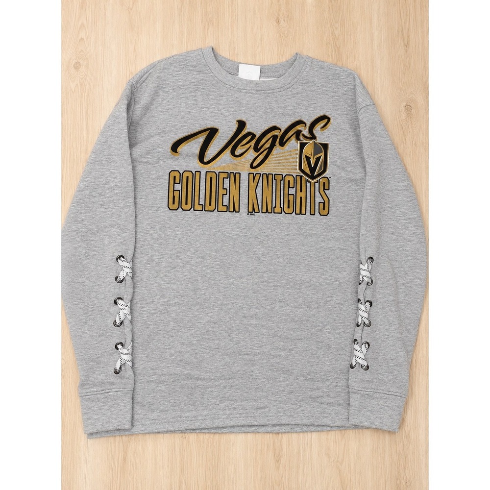 Vegas Golden Knights Women's VGK Crewneck Long Sleeve Pullover Sweatshirt Size M
